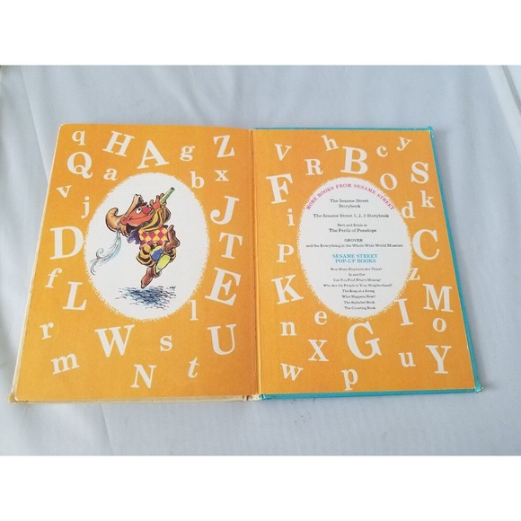 Vintage The Sesame Street ABC StoryBook Jim Hensons Muppets 1974 Hardcover - Picture 5 of 8